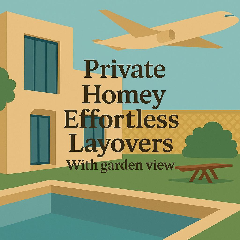 Aeropuerta Mini Villa - Private Layover Near Amman Airport Al Qastal Εξωτερικό φωτογραφία